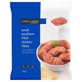 Chef's Larder Small Southern Fried Chicken Fillets 2kg  Adomoo